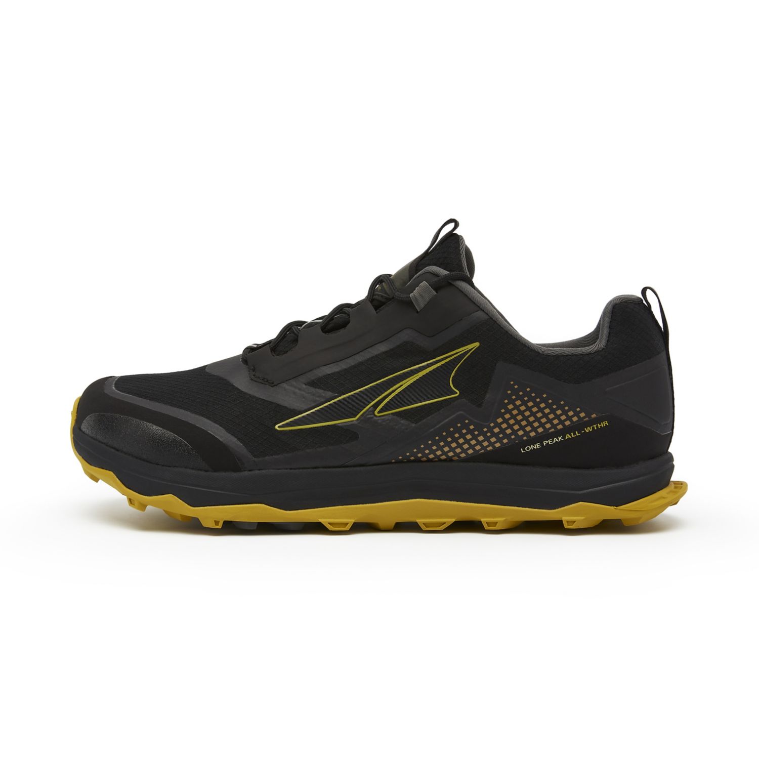 Zapatillas De Trail Running Altra Lone Peak All-wthr Low Hombre Negras Amarillo | Costa Rica-36147589